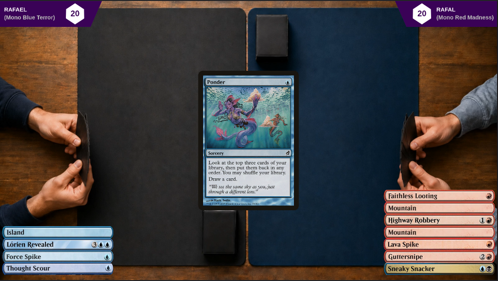 Game overlay showing player states on match footage