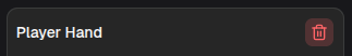 The clear hand button