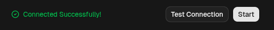 Connection test result states